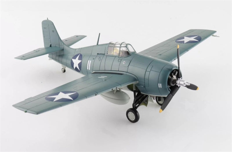 HOBBY MASTER F4F-4 Battle of Midway white 11 Lt. Scott McCuskey VF-3 USS Yorktown June 1942 1:48 Airplane Pre-built Model