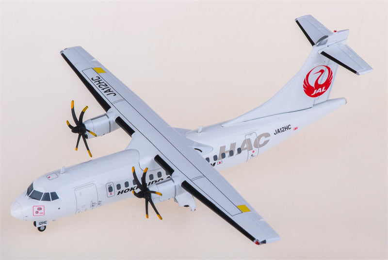JC Wings Hokkaido Air System for ATR-42 JA12HC 1:200 Airplane Pre-built Airliner Model Display