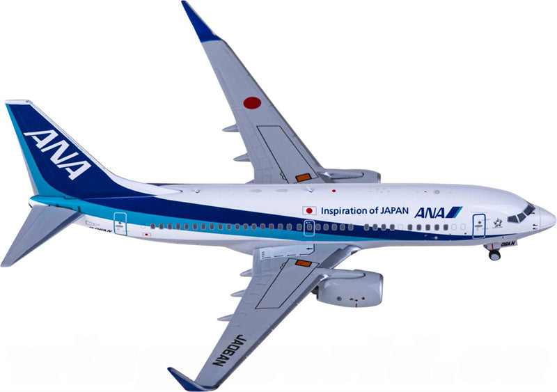 NG Models ANA Boeing 737-700 JA06AN 1:400 Diecast Model view 3