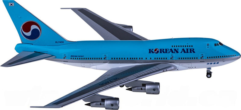 NG Models Korean Air Boeing 747SP HL7456 1:400 Diecast Model view 1