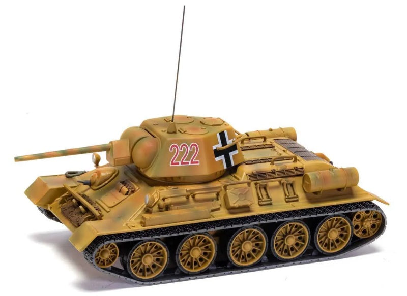 CORGI German captured Beute Panzer Trophy Tank, T34/76 Model 1943, Turret No.222, Panzerjager Abteilung 128, 23rd Panzer Division, Eastern Front, Ukraine 1943 1:50 Tank Pre-built Model