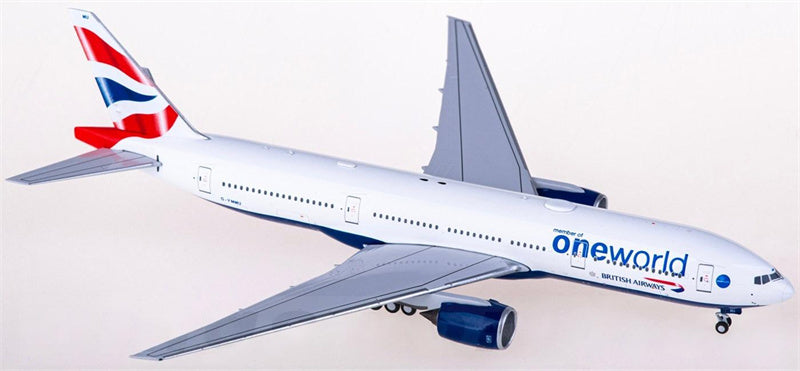 NG Models British Airways for Boeing 777-200ER G-YMMU 1:400 Airplane Pre-built  Airliner Model Display