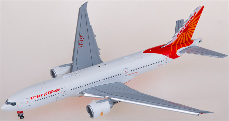 JC Wings Air India Boeing 777-200LR VT-AEF Flaps Down 1:400 Diecast Model view 1