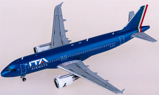 JC Wings ITA Airways for Airbus A320 EI-DSY 1:400 Airplane Pre-built Airliner Model Display