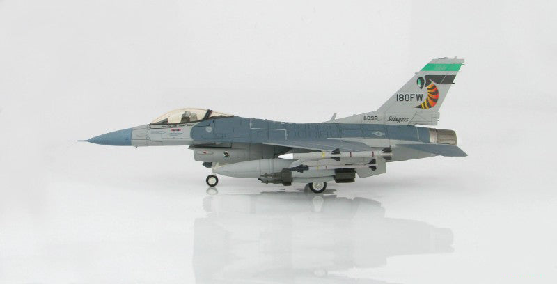 HOBBYMASTER US Air Force F-16C 112th FS 180th FW Ohio ANG 1:72 Model Mid 2000s  Stingers 89-2098