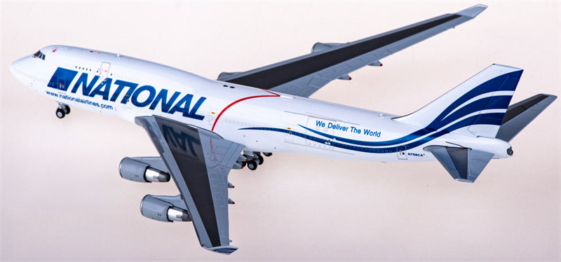 JC Wings National Airlines Boeing 747-400BCF N756CA 1:400 Diecast Model view 2