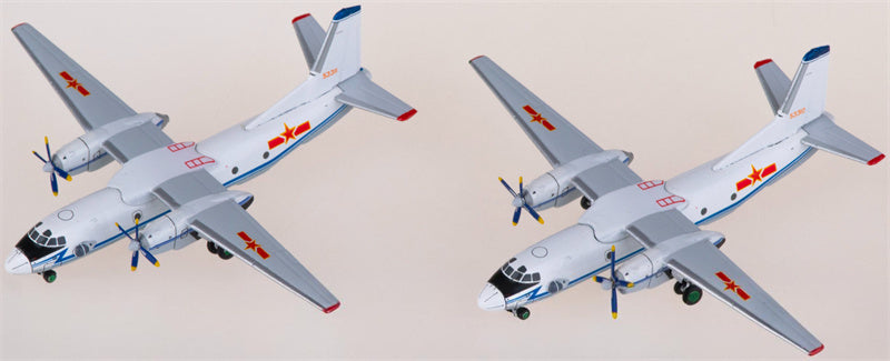 Patriot PLAAF Xian Y-7H China Air Force 53310 and 53311 (twin pack) 1:400 Diecast Model view 3