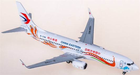 NG Models China Eastern Airlines for Boeing 737-800 B-1788 1:200 Aircraft Pre-built  Airliner Model Display