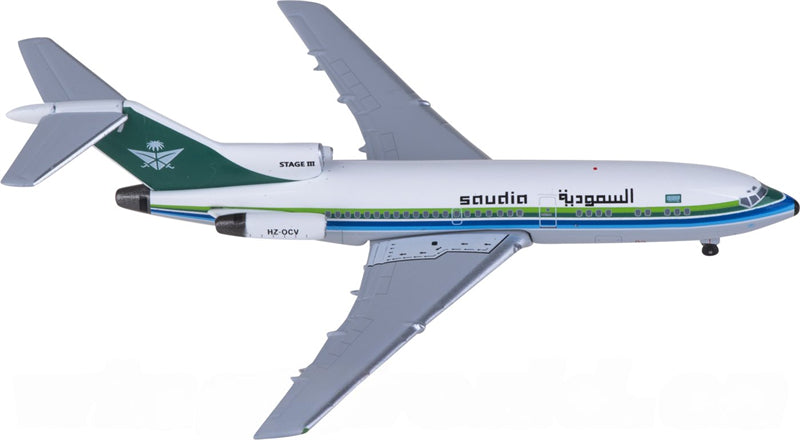 AeroClassics Saudia Boeing 727-100 HZ-OCV 1:400 Diecast Model view 1