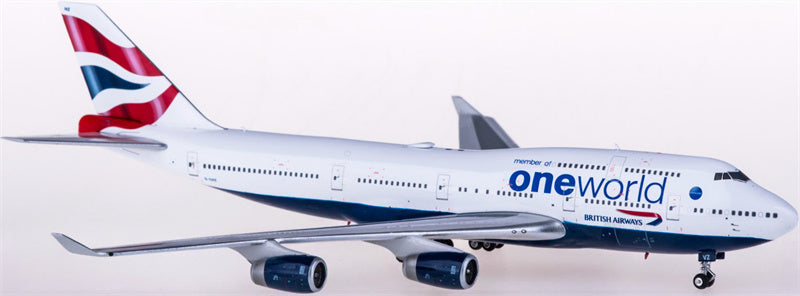 Phoenix British Airways Boeing 747-400 G-CIVZ member of oneworld 1:400 Diecast Model view 2