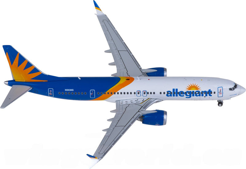 Geminijets Allegiant Boeing 737 MAX 8 N810MG 1:400 Diecast Model view 3