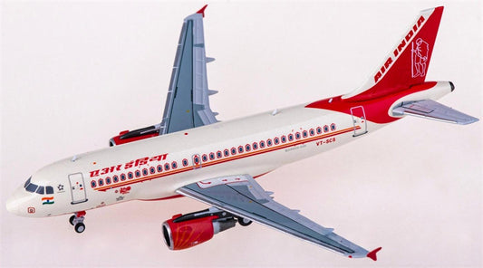 NG Models Air India for Airbus A319 VT-SCS 1:400 Airplane Pre-built  Airliner Model Display