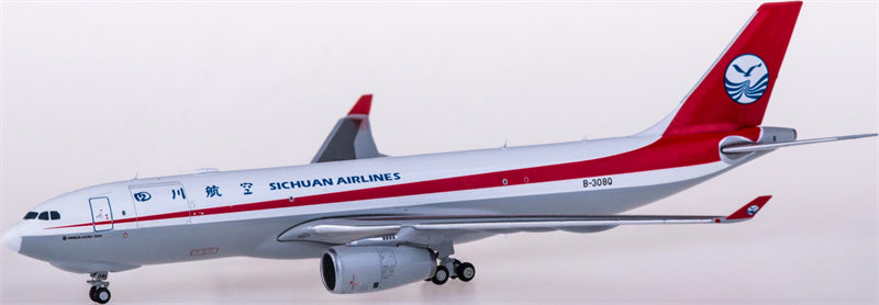JC Wings Sichuan Airlines Airbus A330-200F B-308Q 1:400 Diecast Model view 1
