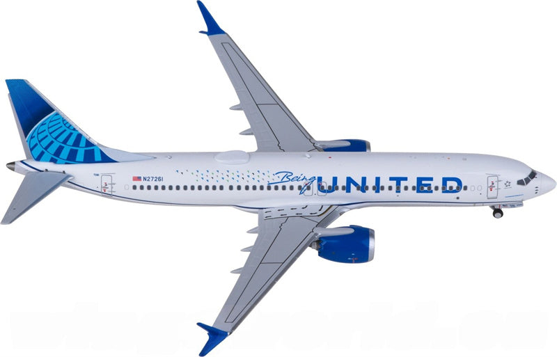 NG Models United Airlines Boeing 737 MAX 8 N27261 1:400 Aircraft Pre-built  Airliner Model Display