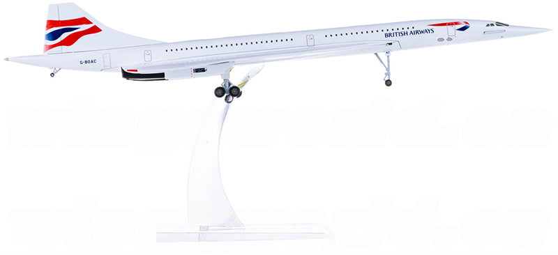 Hogan British Airways Concorde G-BOAC 1:200 Diecast Model view 2