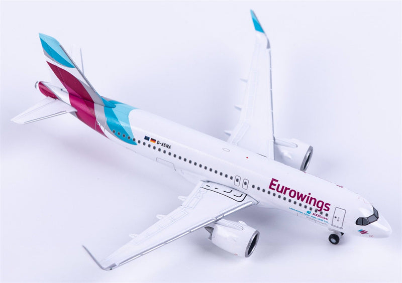 Herpa Eurowings Airbus A320neo D-AENA 1:500 Diecast Model view 1