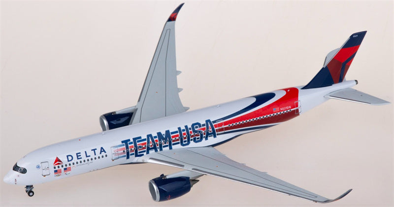 NG Models Delta Air Lines Airbus A350-900 N521DN 1:400 Aircraft Pre-built  Airliner Model Display