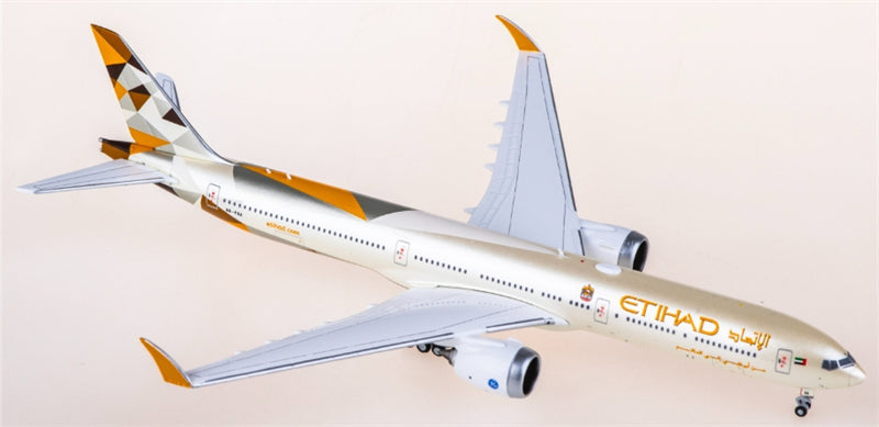Geminijets Etihad Airways for Boeing 777-9X A6-FAA 1:400 Aircraft Pre-built  Airliner Model Display