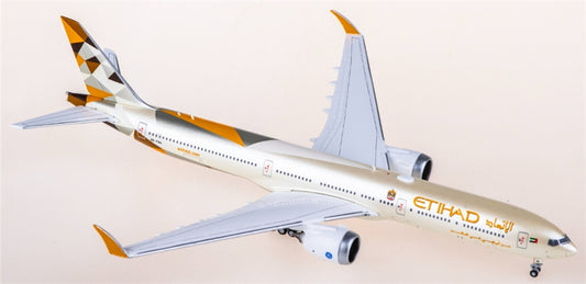 Geminijets Etihad Airways for Boeing 777-9X A6-FAA 1:400 Aircraft Pre-built  Airliner Model Display