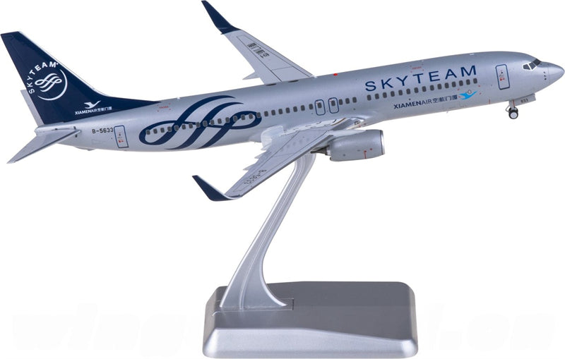 FLOZ XiamenAir Boeing 737-800 B-5633 Skyteam 1:200 Diecast Model view 2