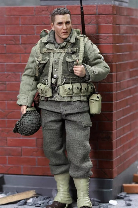 DID WWII US 2ND RANGER- PRIVATE JACKSON 1:12 Figure Pre-built Model