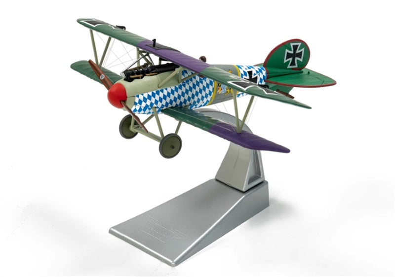 CORGI Albatros D.V fighter aircraft flown by Leutnant R. Wolf Jasta 5 Boistrancourt Aerodrome France Summer 1917 1:48 Airplane Pre-built Model