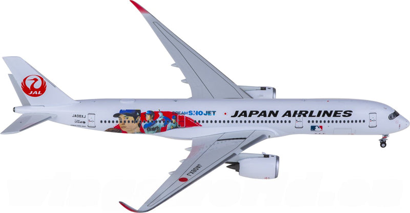 NG Models Japan Airlines for Airbus A350-900 JA08XJ 1:400 Airplane Pre-built Airliner Model Display