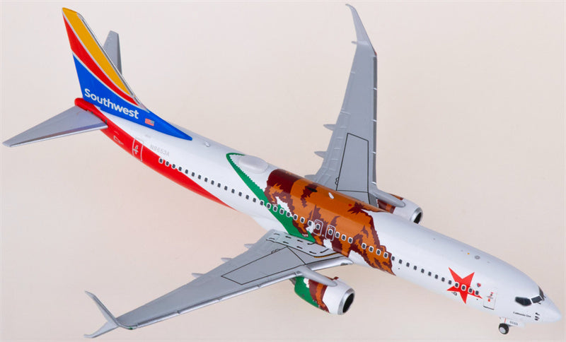 NG Models Southwest Airlines Boeing 737-800 N8653A 1:400 Diecast Model view 4