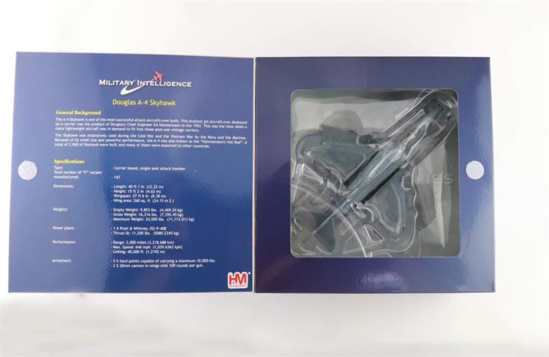 HOBBY MASTER A-4M Skyhawk Diamondbacks 160024 VMA-131 US Marines 1993 1:72 Airplane Pre-built Model