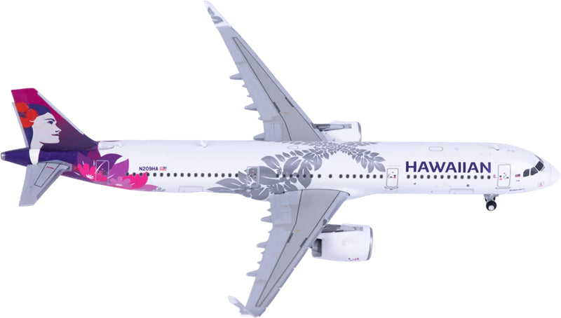 Geminijets 1:400 Hawaiian Airbus A321neo N209HA  DIECAST Model