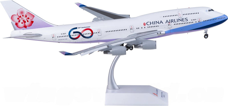 JC Wings China Airlines Boeing 747-400 B-18210 Flaps Down 1:200 Diecast Model view 1