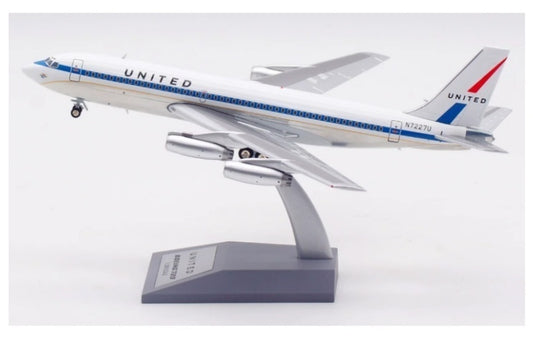 Inflight 1:200 United Airlines B720 N7227U polishing DIECAST Model