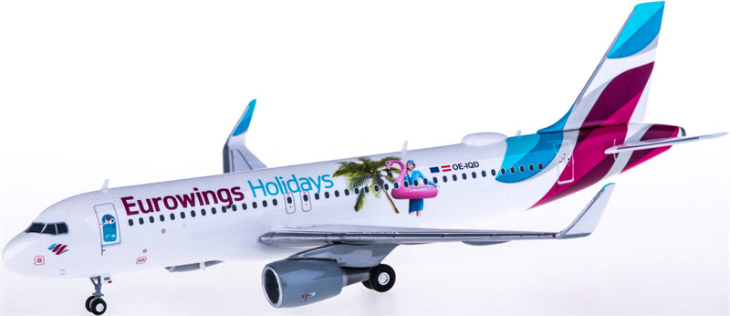 Herpa Eurowings Airbus A320 OE-IQD Eurowings Holidays 1:200 ABS Model view 1