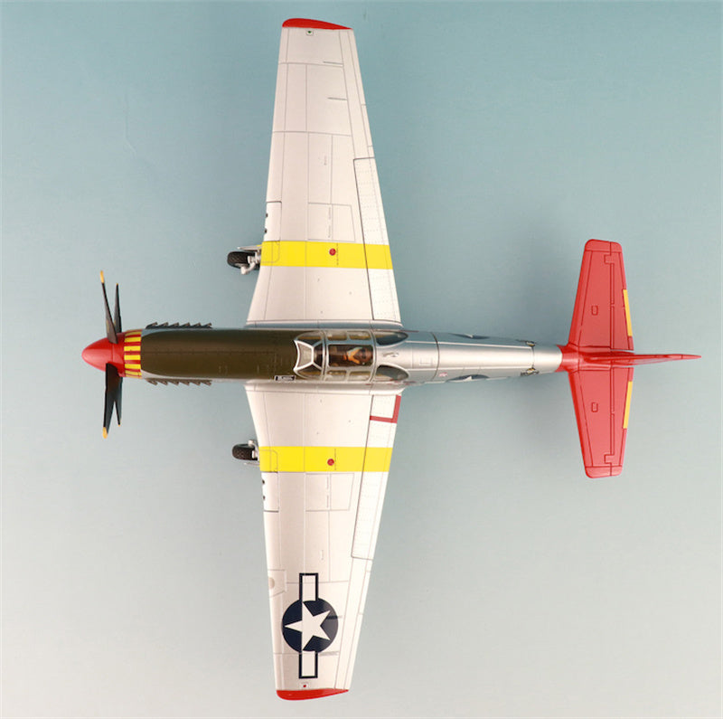 HOBBY MASTER P51C Mustang USAAF Alice-Jo flown by Pilot Capt. Wendell Pruitt 302nd FS Ramitelli Italy 1944 0.075 Aircraft Pre-built Model