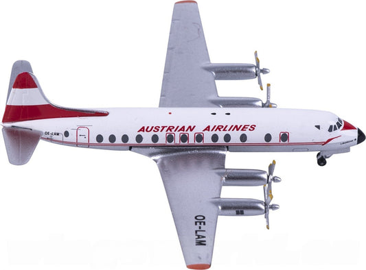 AeroClassics Austrian Airlines Vickers Viscount 800 OE-LAM 1:400 Diecast Model view 1