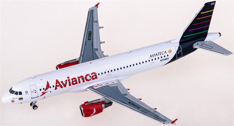 NG Models Avianca Airbus A320 N398AV 1:400 Diecast Model view 4
