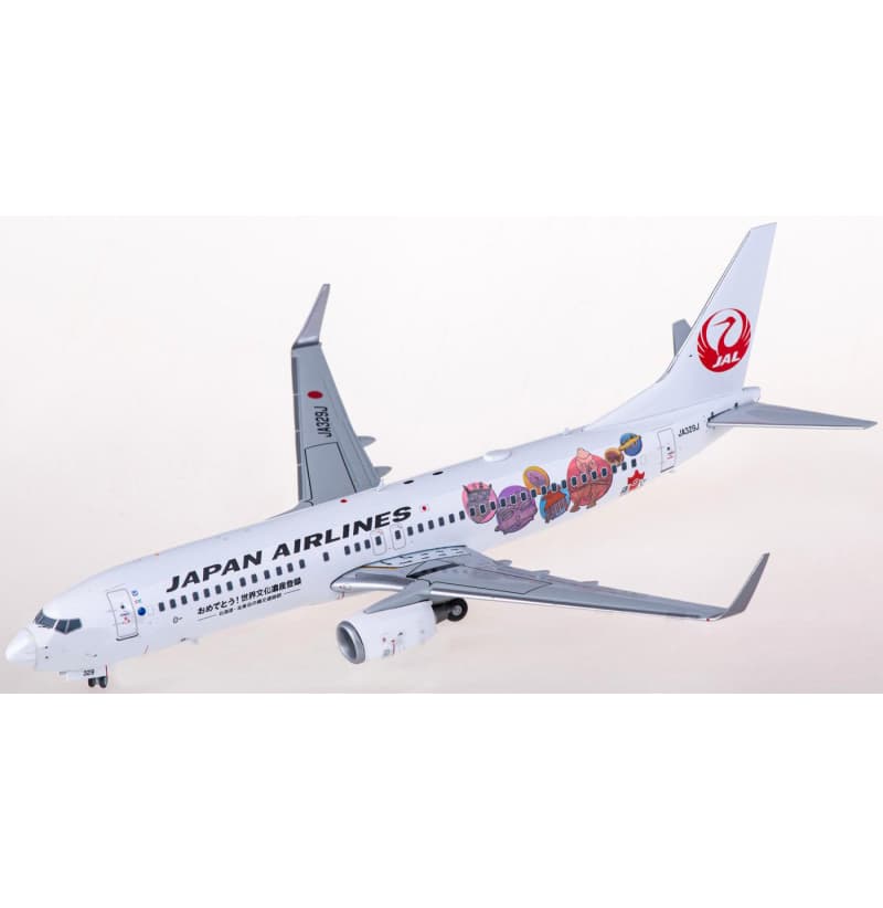 JC Wings Japan Airlines Boeing 737-800 JA329J 1:200 Aircraft Pre-built  Airliner Model Display