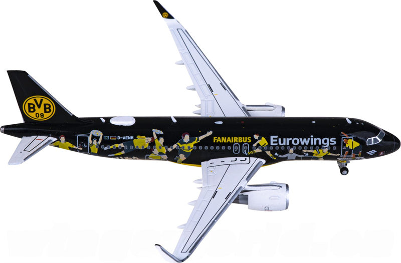 JC Wings Eurowings Airbus A320 D-AEWM 1:400 Diecast Model view 3