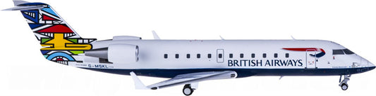 NG Models British Airways Bombardier CRJ200LR G-MSKL 1:200 Diecast Model view 1