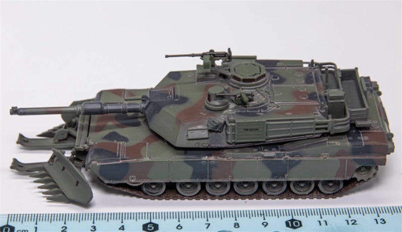 Dragon US M1A2SEP Abrams main battle tank with minesweeper mode 1:72 Tank Pre-built Model