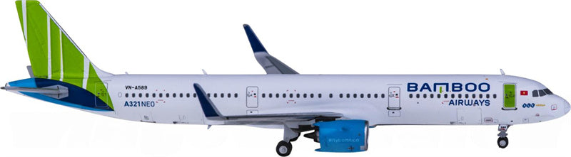 NG Models Bamboo Airways Airbus A321neo VN-A589 1:400 Diecast Model view 3