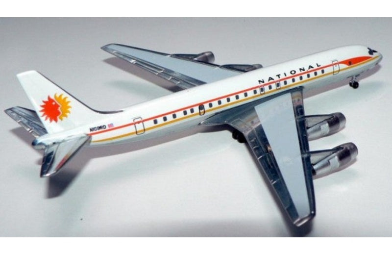 AeroClassics National Airlines Douglas DC-8-54 N108RD 1:400 Aircraft Pre-built  Airliner Model Display