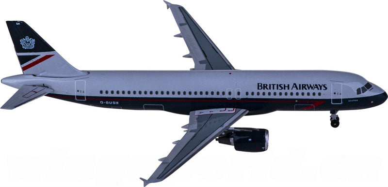 AeroClassics British Airways Airbus A320 G-BUSH 1:400 Diecast Model view 1