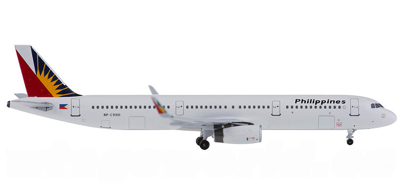 AeroClassics Philippines Airlines Airbus A321 RP-C9901 1:400 Diecast Model view 2