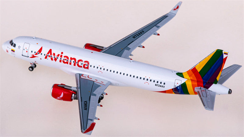 NG Models Avianca Airbus A320 N724AV 1:400 Diecast Model view 4