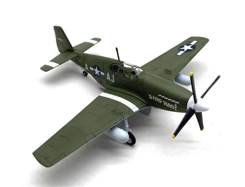 FLOZ US P51-B Mustang fighter jet 1:72 Aircraft Pre-built Model