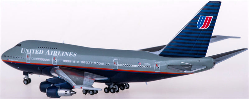 JC Wings United Airlines Boeing 747SP N145UA 1:400 Diecast Model view 4