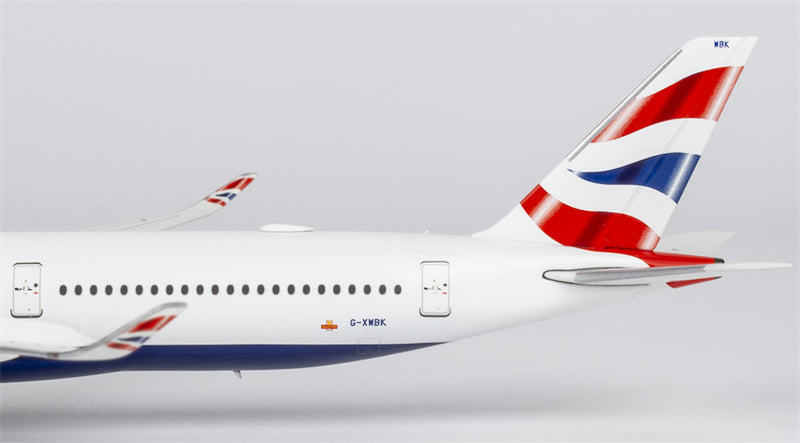 NG Models 1:400 British Airways Airbus A350-1000 G-XWBK Diecast Model view 4
