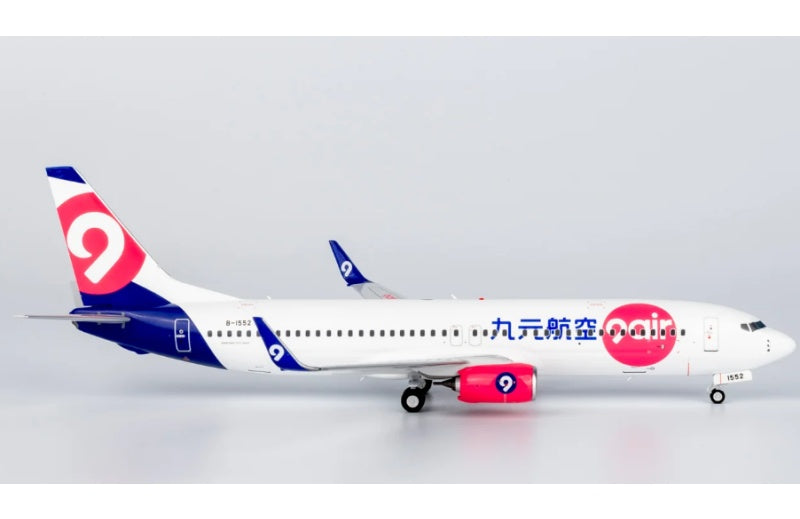 NG Models 1:200 9 Air B737-800/w B-1552  DIECAST Model