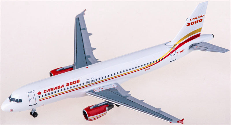 AeroClassics Canada 3000 Airbus A320 C-GVXF 1:400 Diecast Model view 1